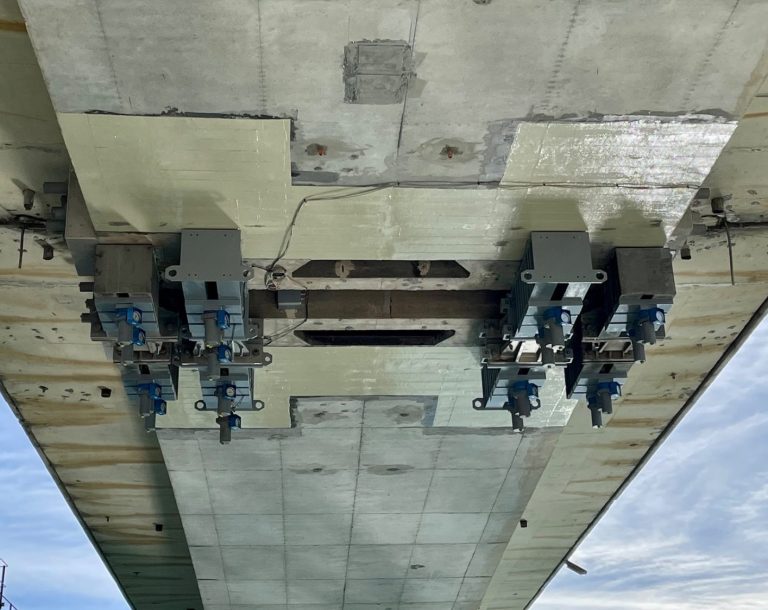 inspection de pont par drone, Riou Bourdou, Alpes
